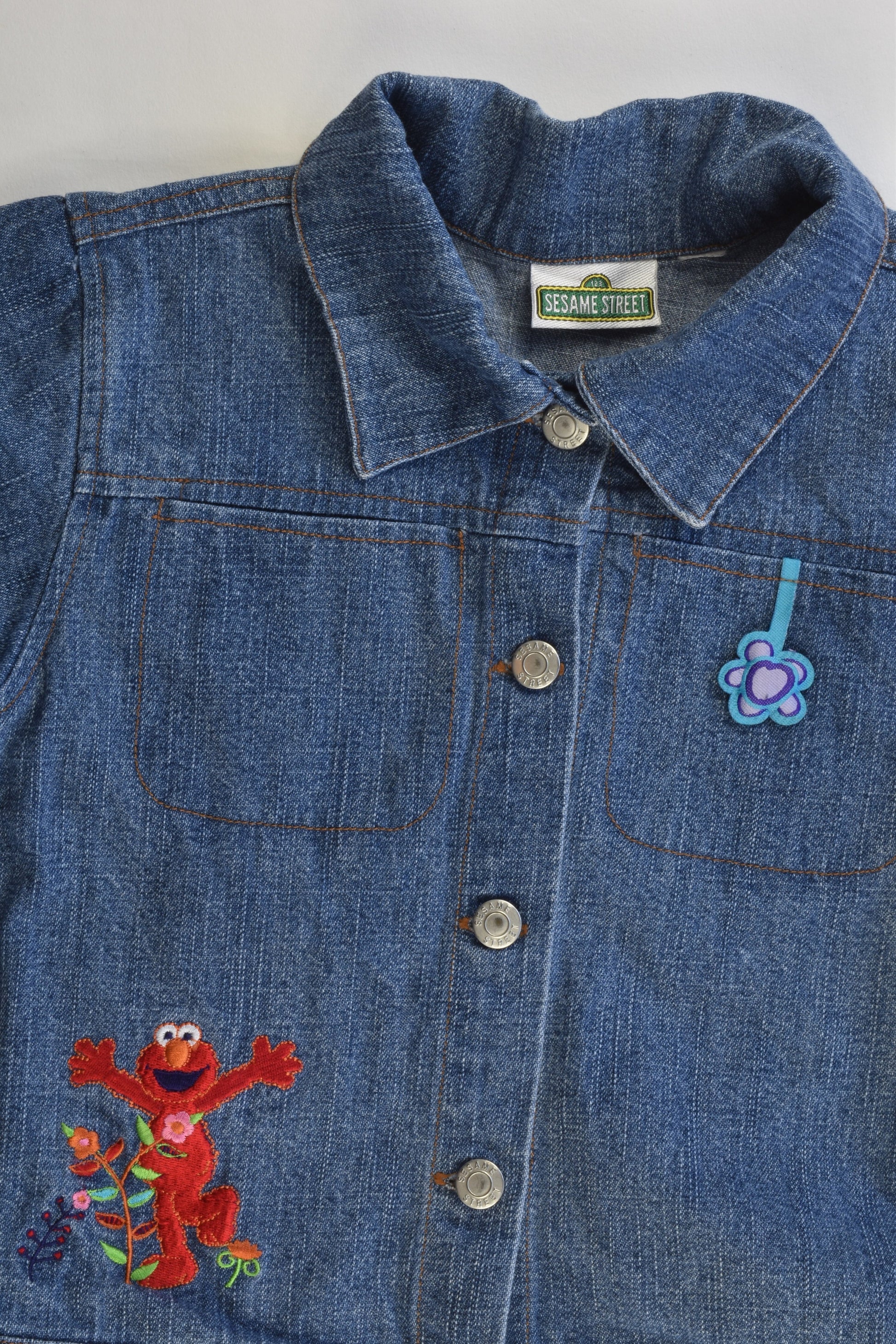 Sesame Street Size approx 4-5 Elmo Denim Jacket