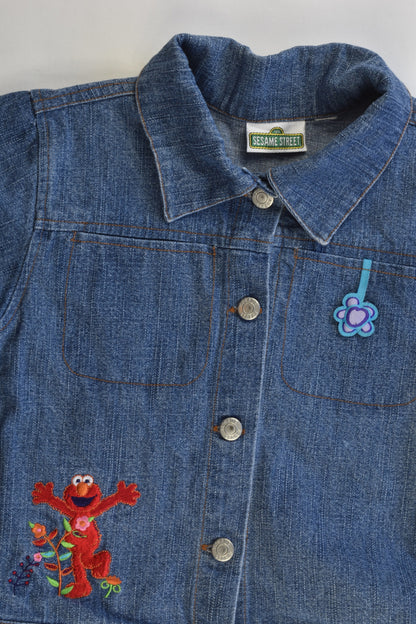 Sesame Street Size approx 4-5 Elmo Denim Jacket