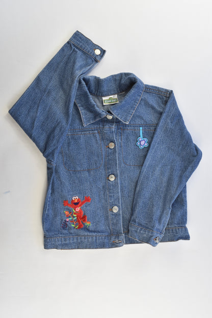 Sesame Street Size approx 4-5 Elmo Denim Jacket