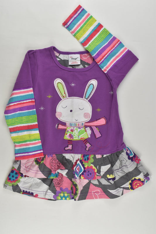 Sma Flags Size 2 (18-24 months) Bunny Dress