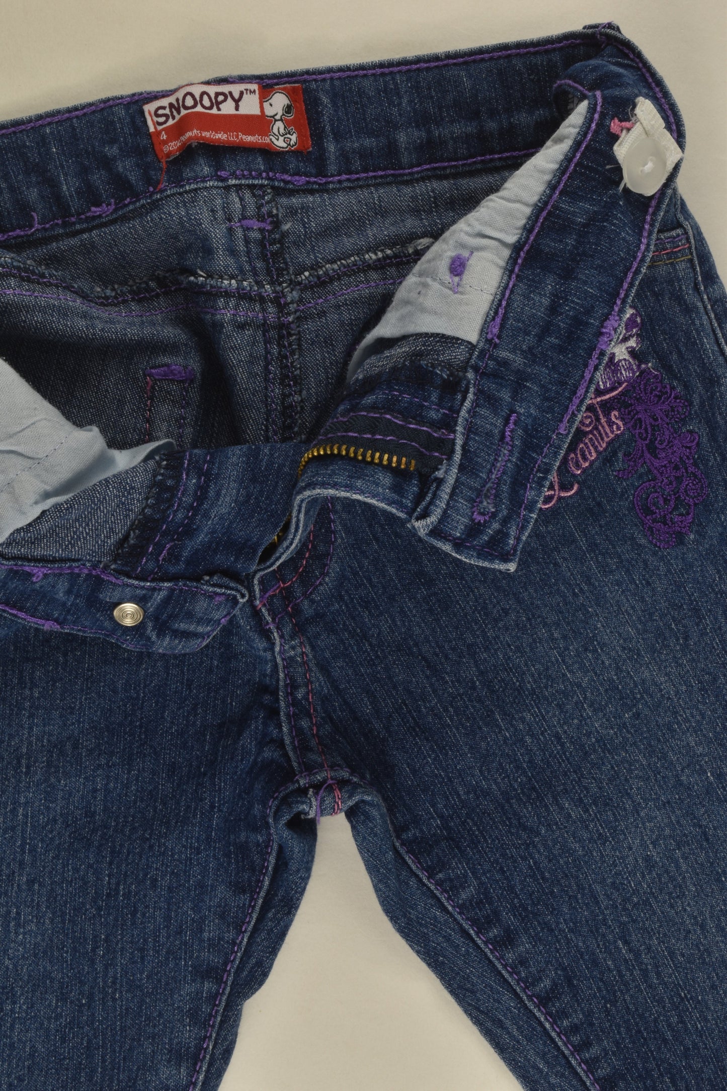 Snoopy Size 4 Denim Shorts