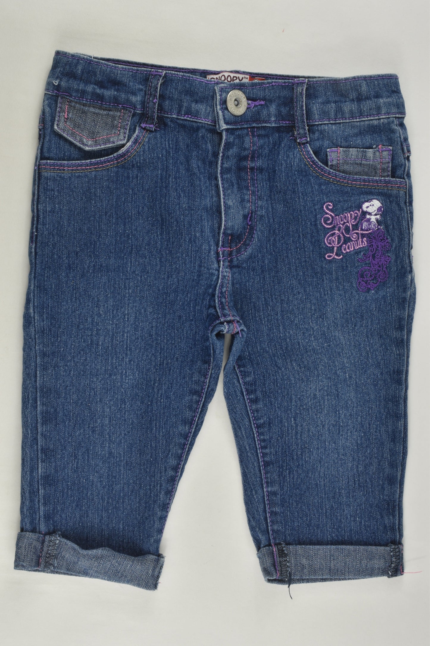 Snoopy Size 4 Denim Shorts