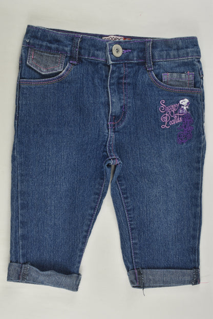Snoopy Size 4 Denim Shorts