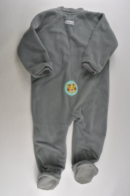 Snugtime Size 3 Tiger Lined Fleece Sleep Suit