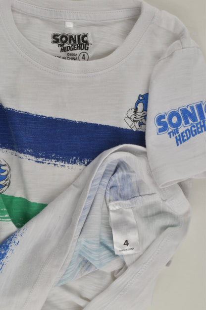 Sonic the Hedgehog Size 4 T-shirt