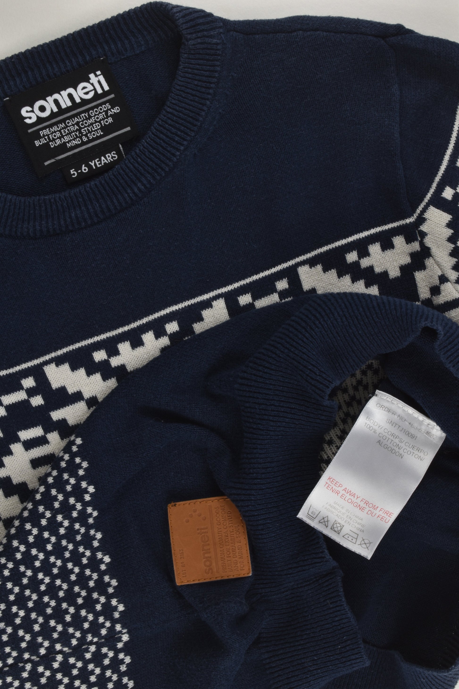 Sonneti Size 5-6 Knit Jumper