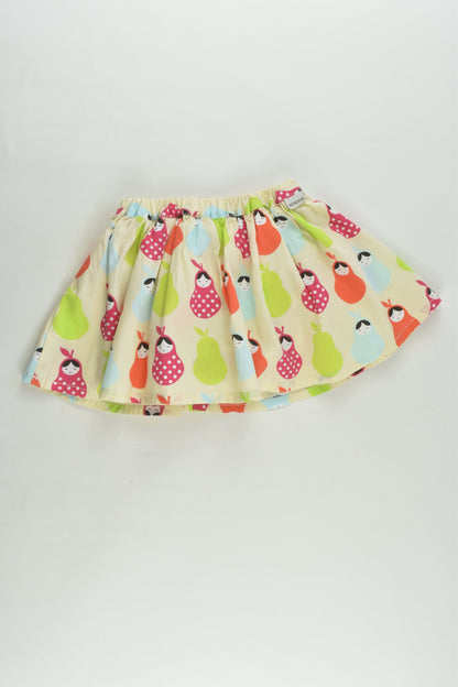 Sosooki Size 0 Matryoshka Skirt with Bloomers Underneath