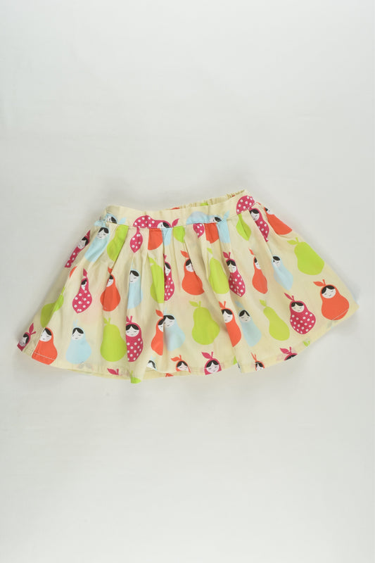 Sosooki Size 0 Matryoshka Skirt with Bloomers Underneath
