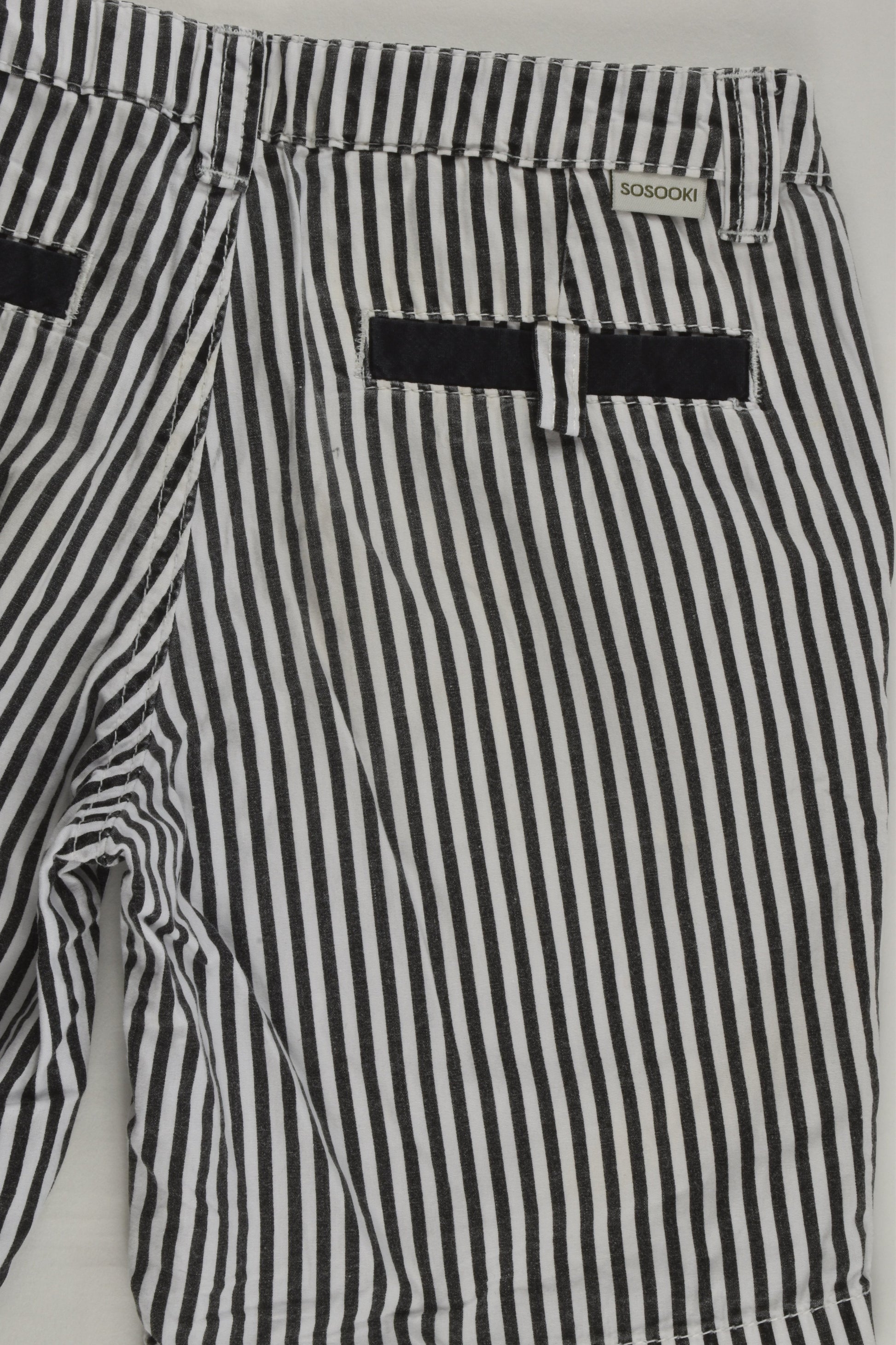 Sosooki Size 4-5 Striped Lightweight Shorts