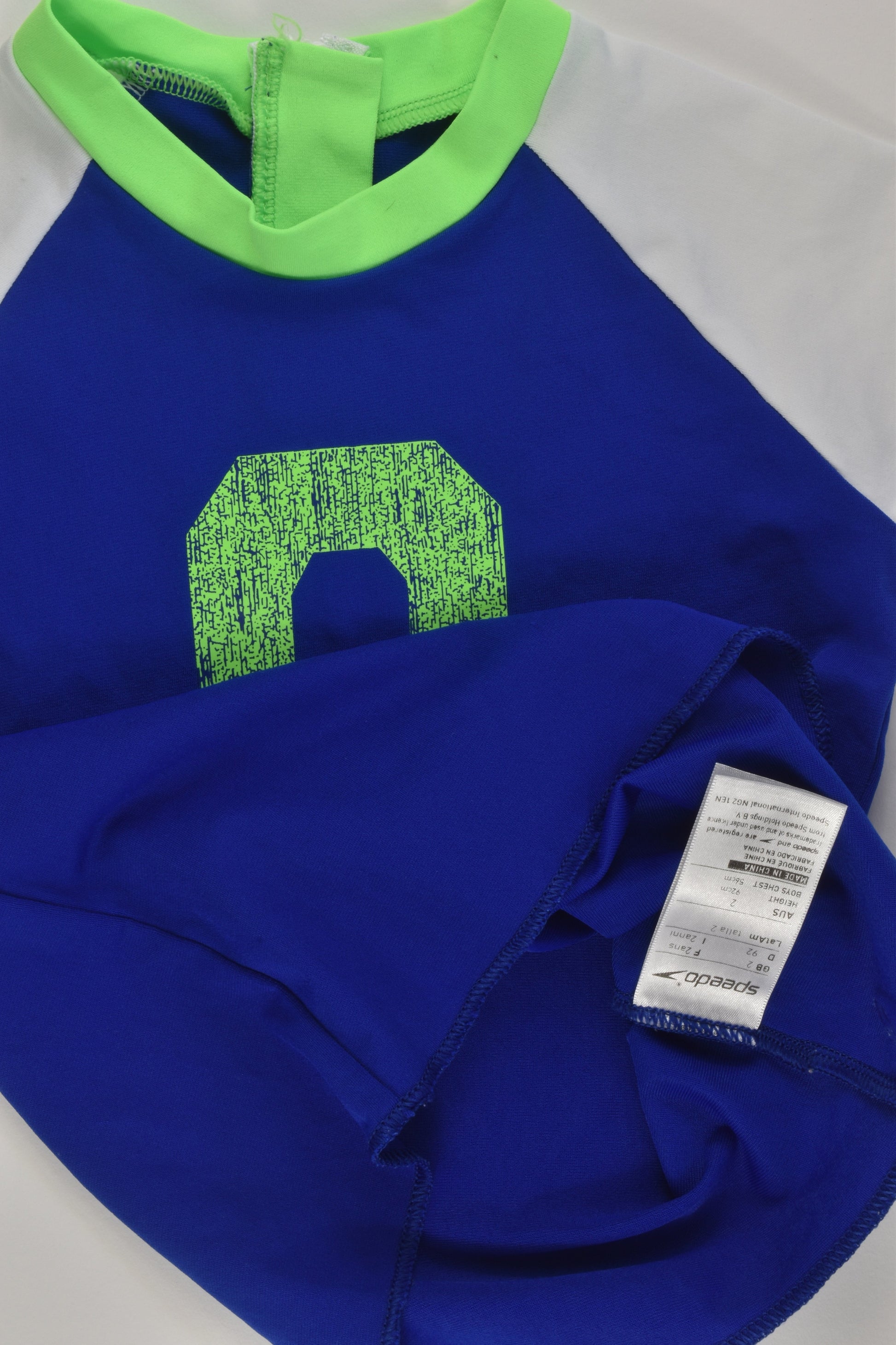 Speedo Size 2 Rashie Top