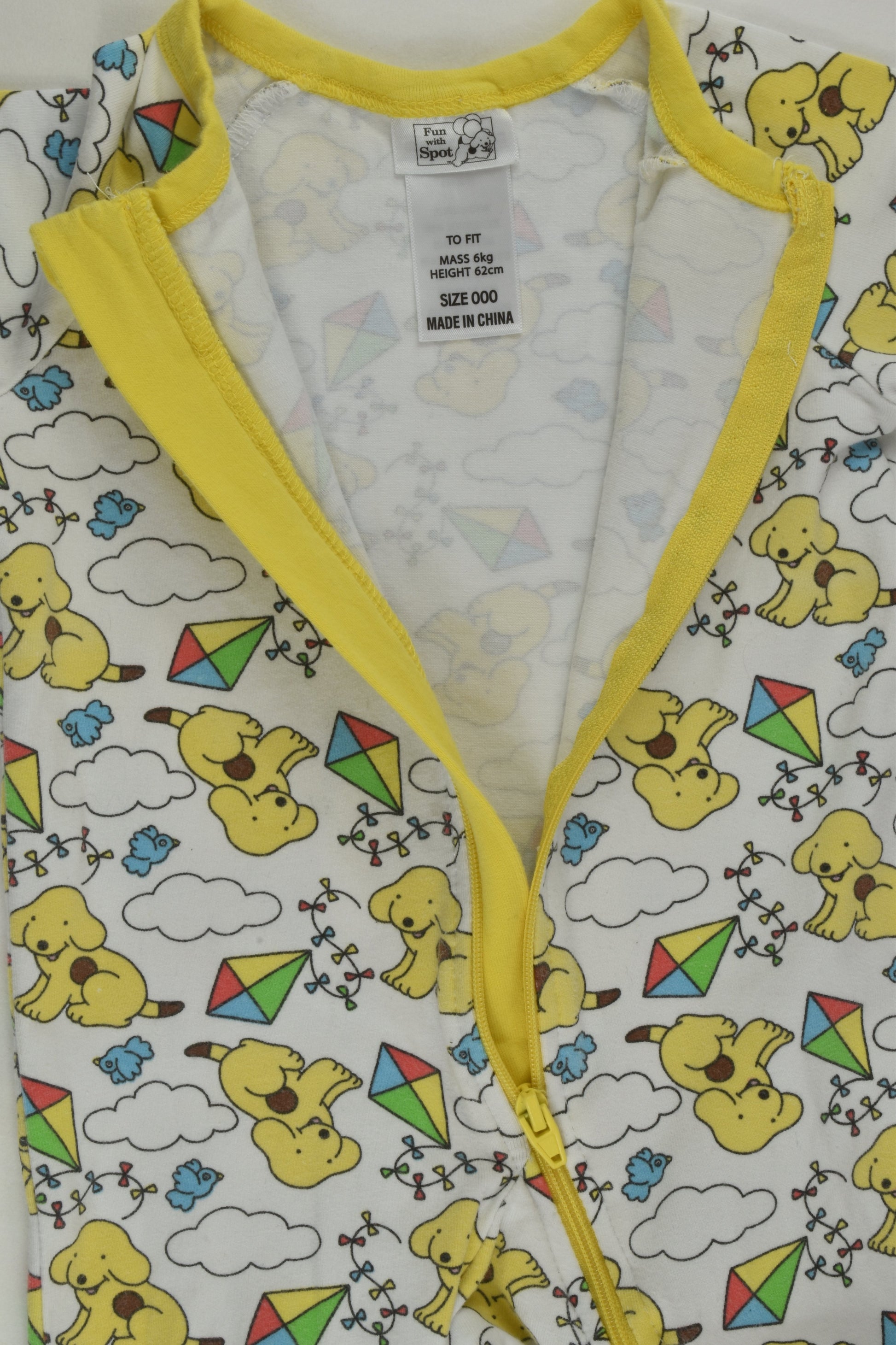 Spot Size 000 Footed Romper
