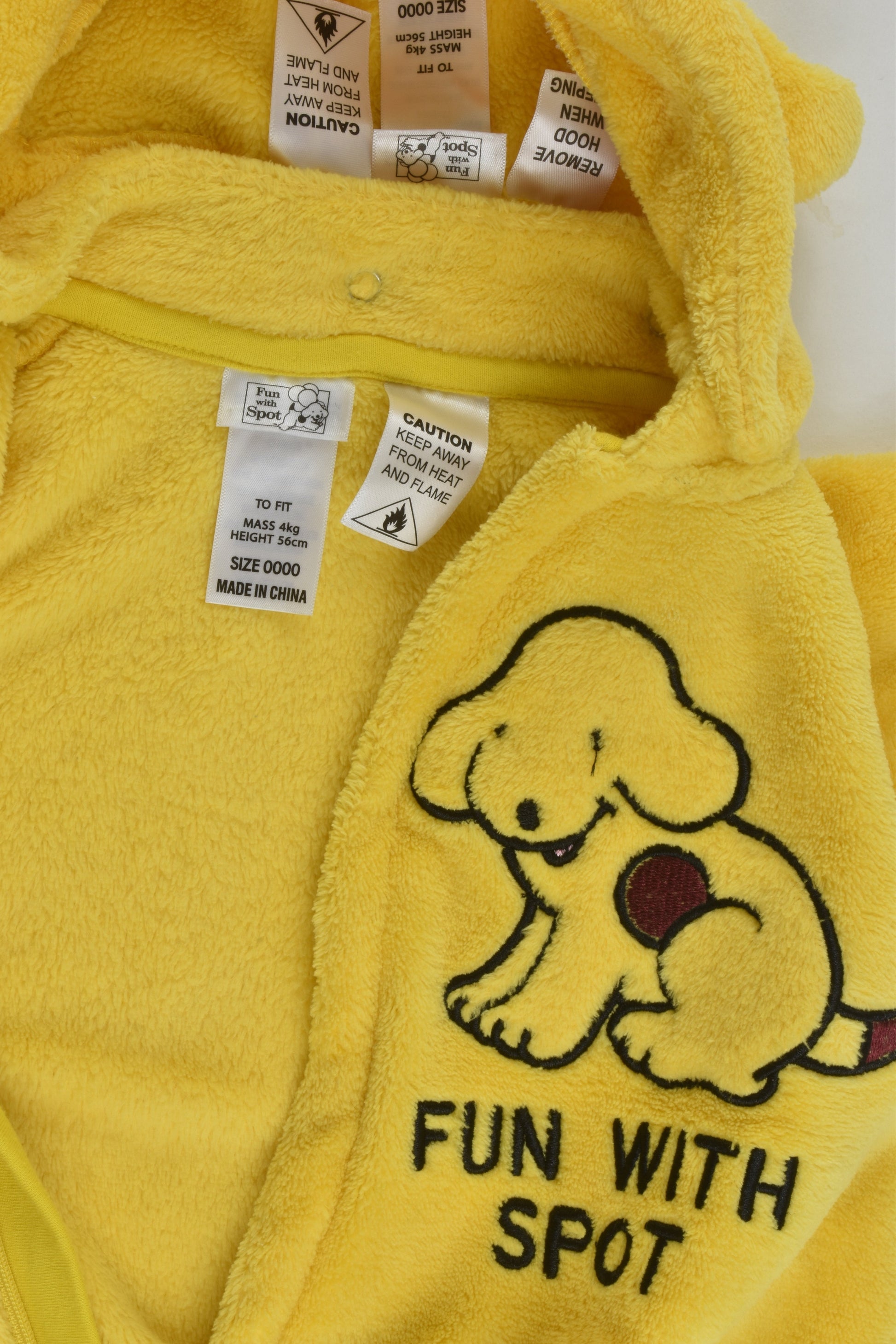 Spot Size 0000 Pramsuit