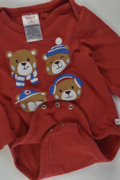 Sprout Size 0 Bear Bodysuit