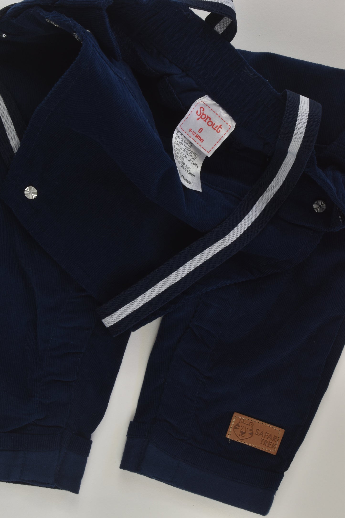 Sprout Size 0 Lightweight Cord Overalls