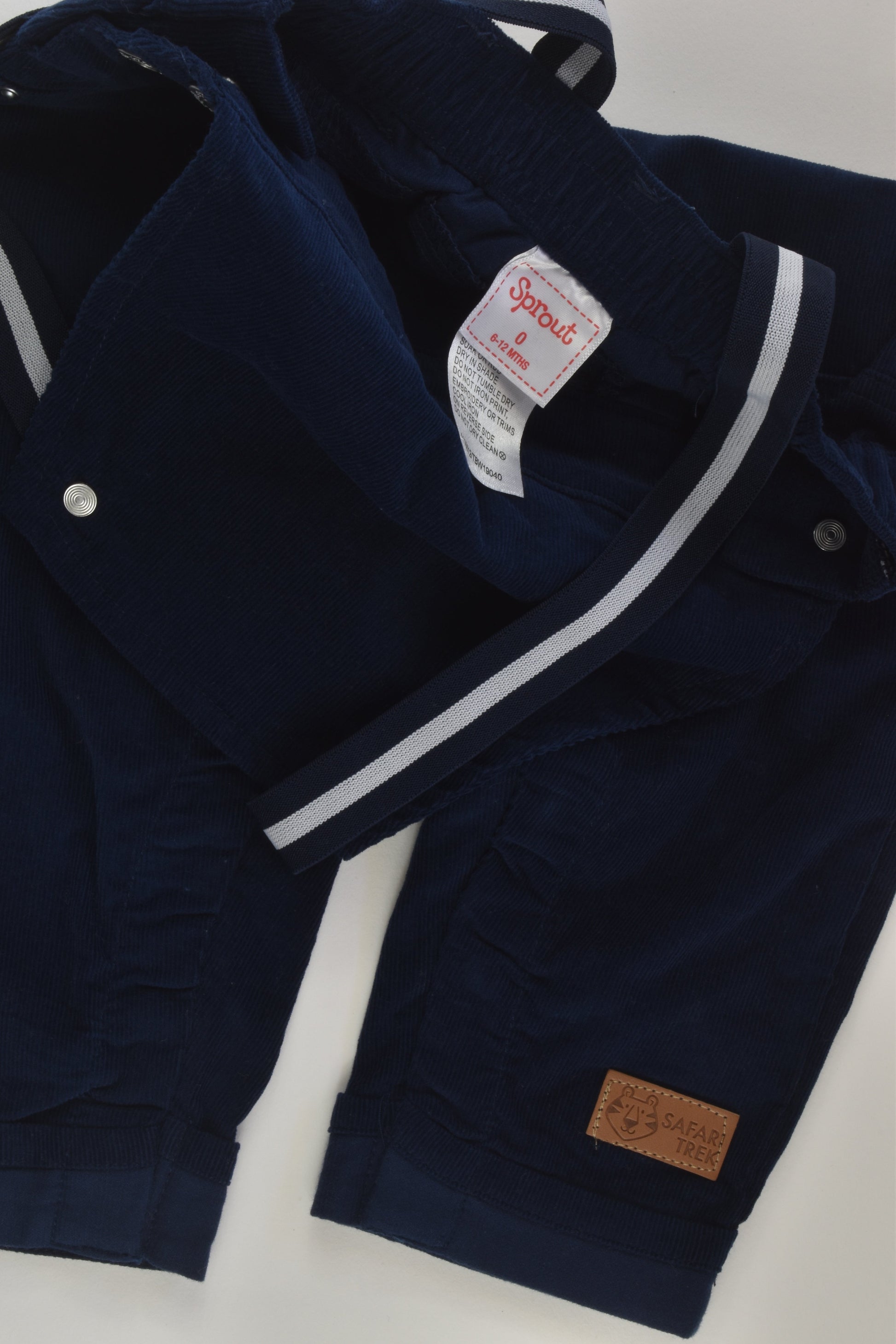 Sprout Size 0 Lightweight Cord Overalls