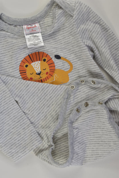 Sprout Size 0 Lion Bodysuit