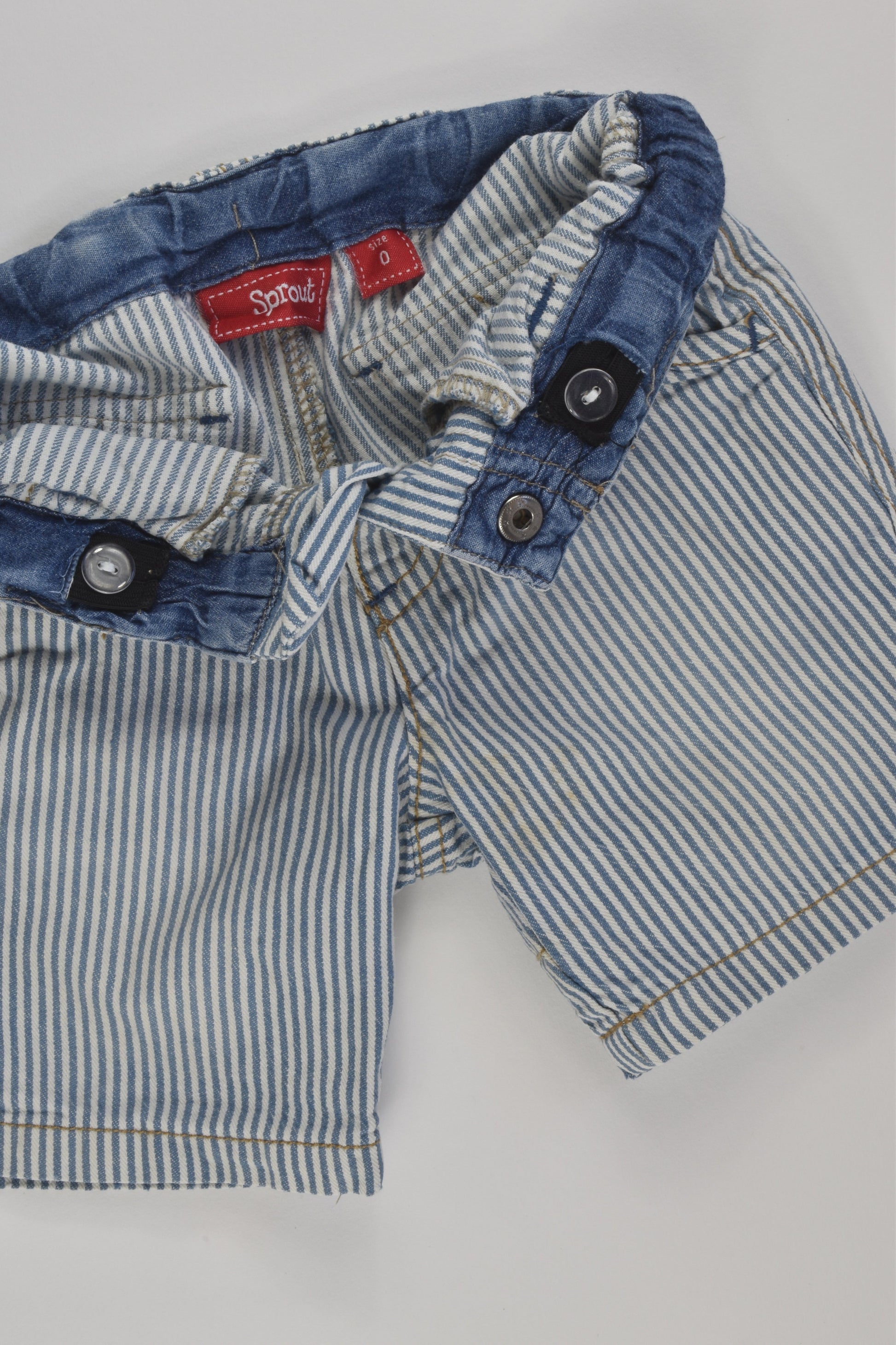Sprout Size 0 Nautical Denim Shorts