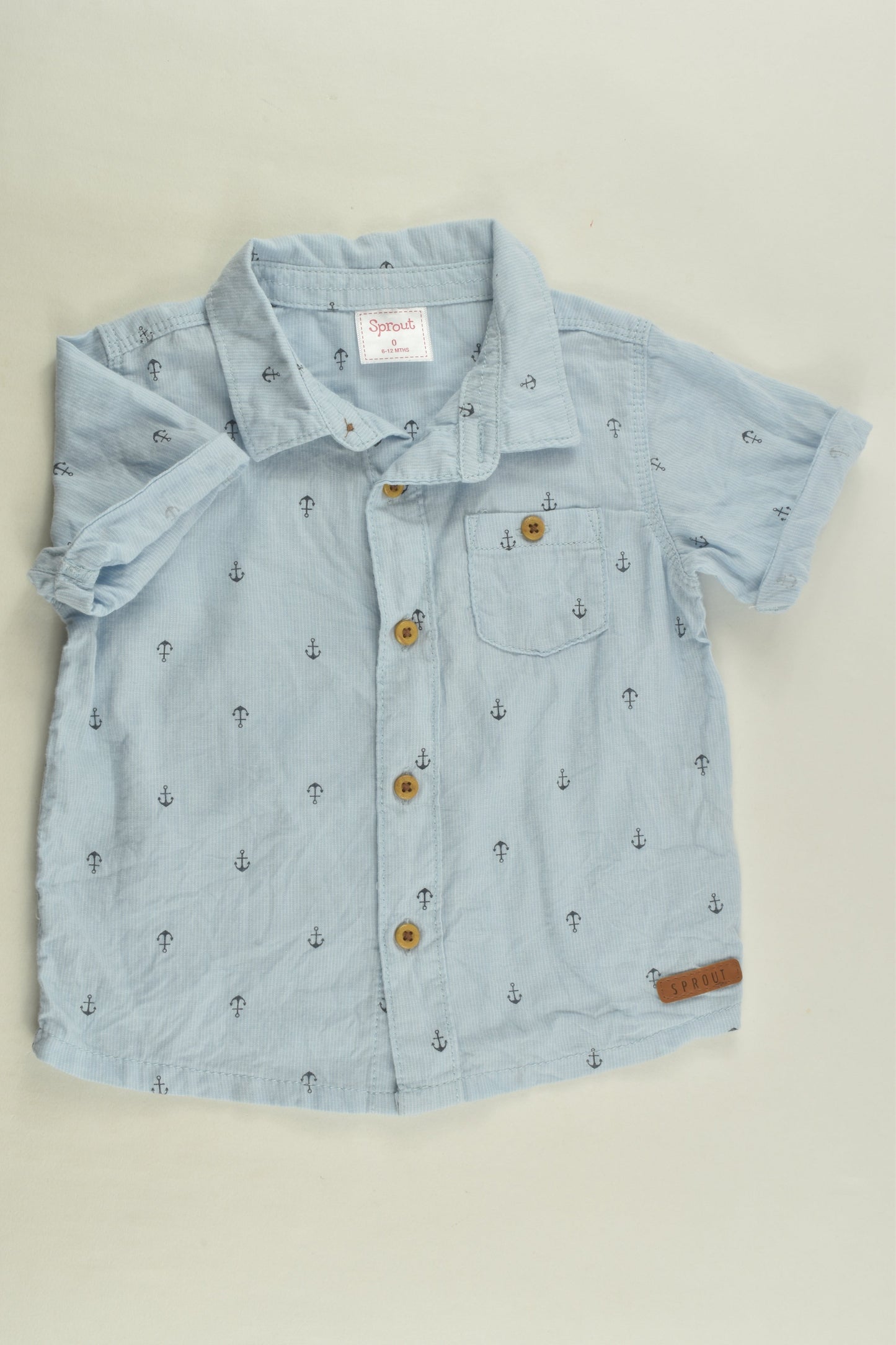 Sprout Size 0 Nautical Shirt