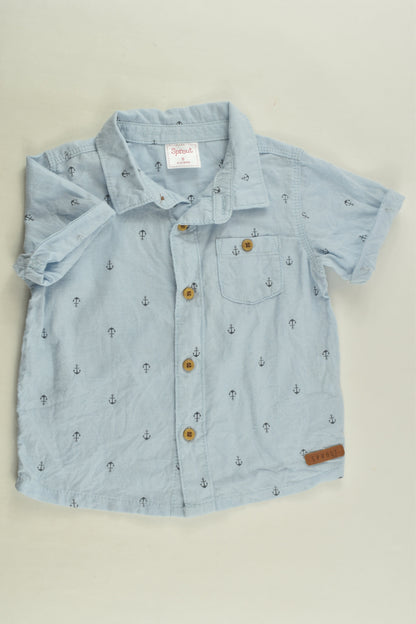 Sprout Size 0 Nautical Shirt