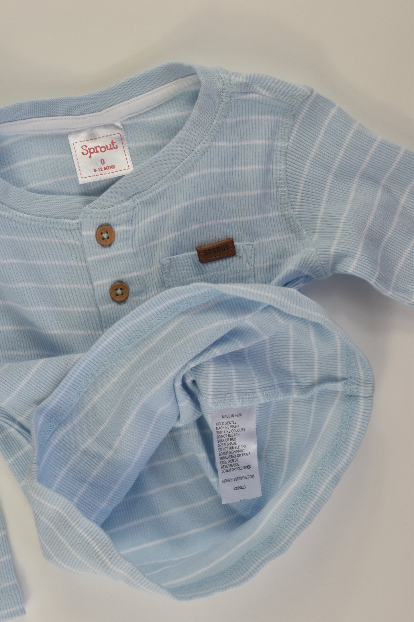 Sprout Size 0 Ribbed Top