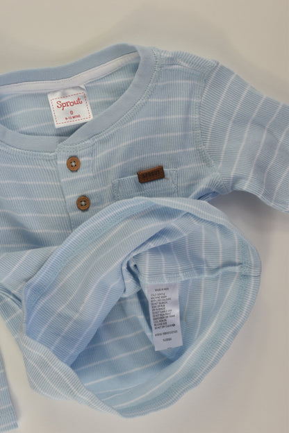 Sprout Size 0 Ribbed Top