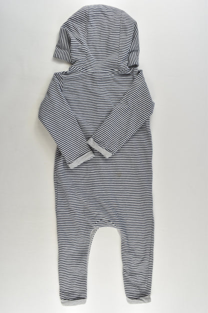 Sprout Size 0 Striped Bear One Piece