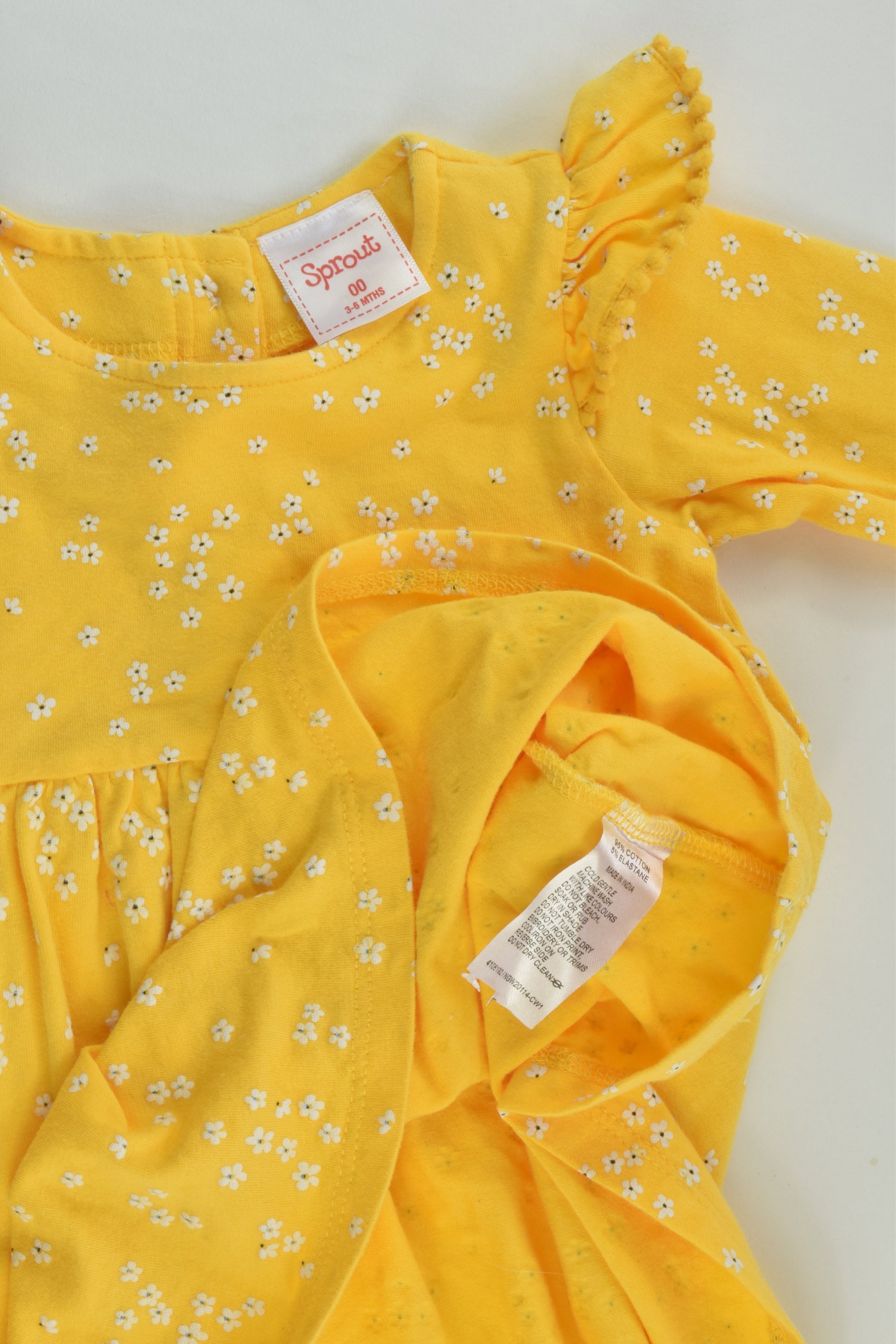 Sprout Size 00 (3-6 months) Floral Dress