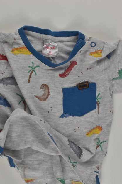 Sprout Size 00 Dinosaur Top