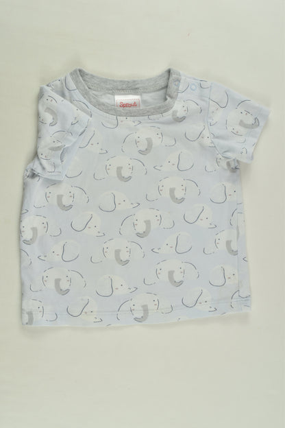 Sprout Size 00 Elephant T-shirt
