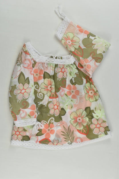 Sprout Size 00 Floral Blouse