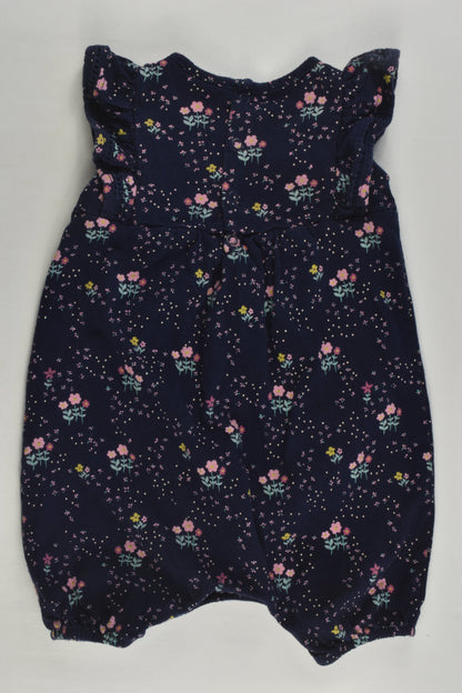 Sprout Size 00 Floral Romper