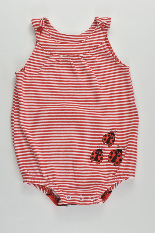 Sprout Size 00 Ladybirds Summer Romper