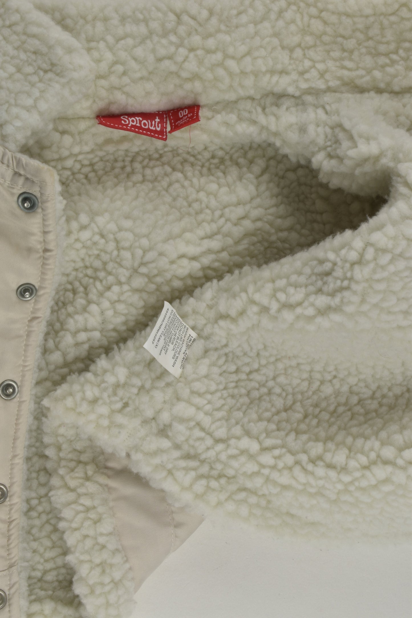 Sprout Size 00 Sherpa Jacket