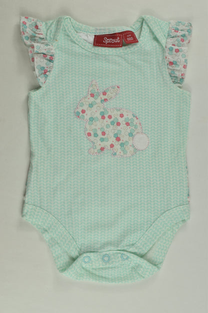 Sprout Size 000 Bunny Bodysuit