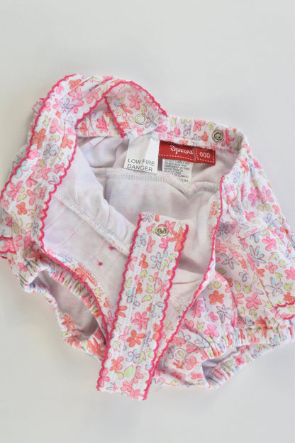 Sprout Size 000 Floral Summer Romper