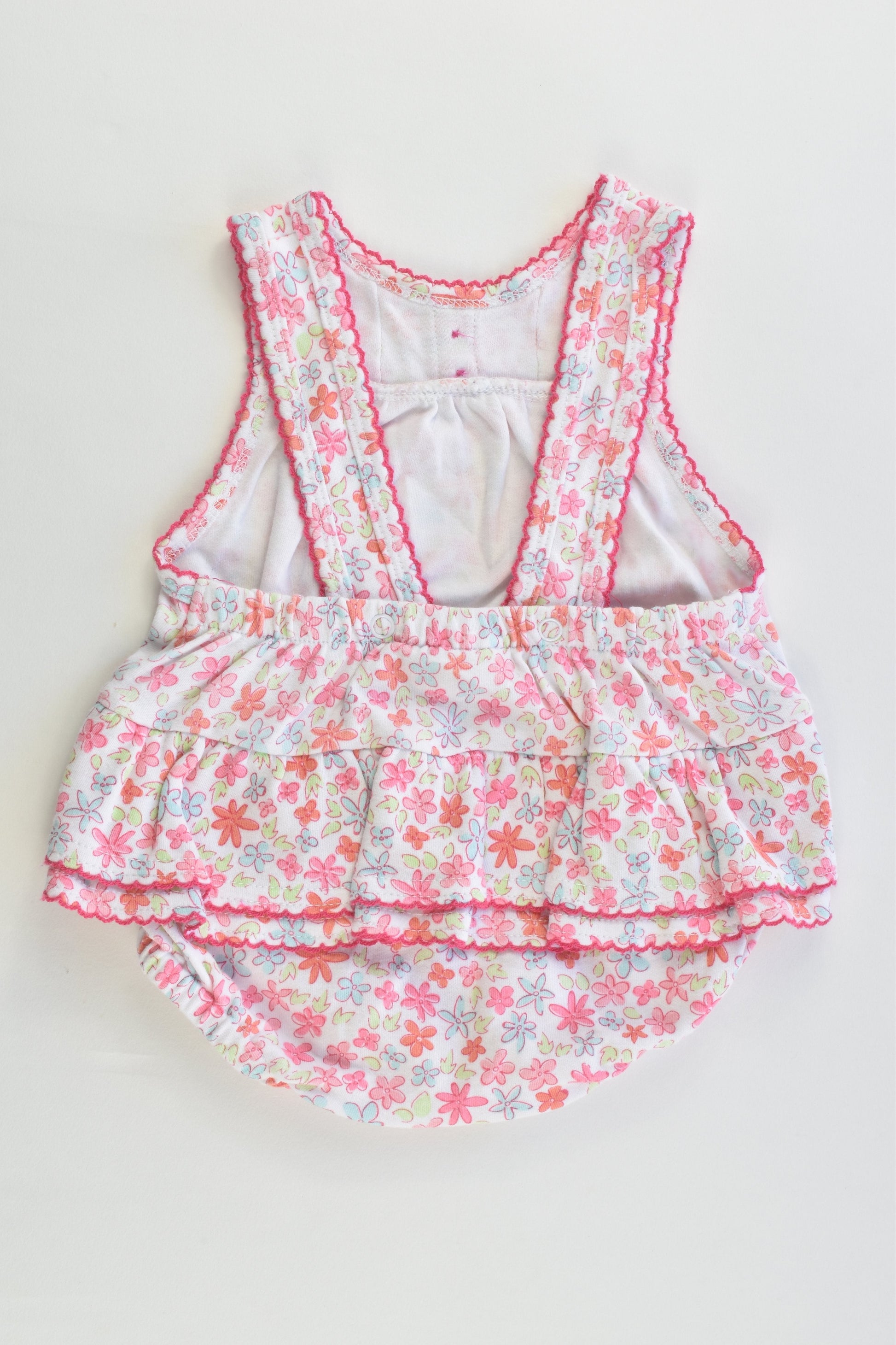 Sprout Size 000 Floral Summer Romper