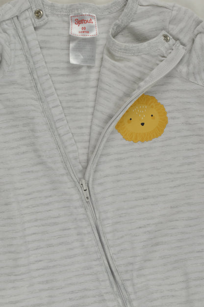 Sprout Size 000 Footed Romper