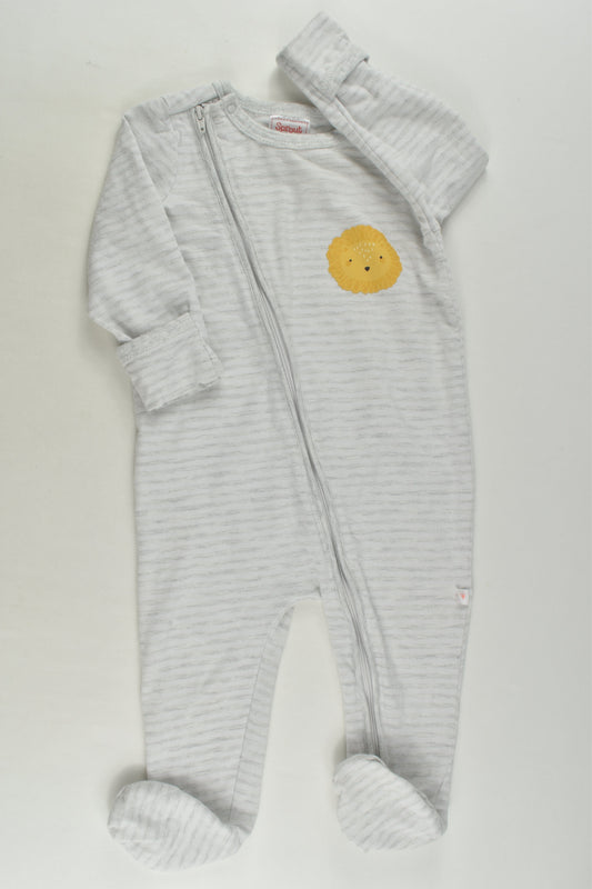 Sprout Size 000 Footed Romper