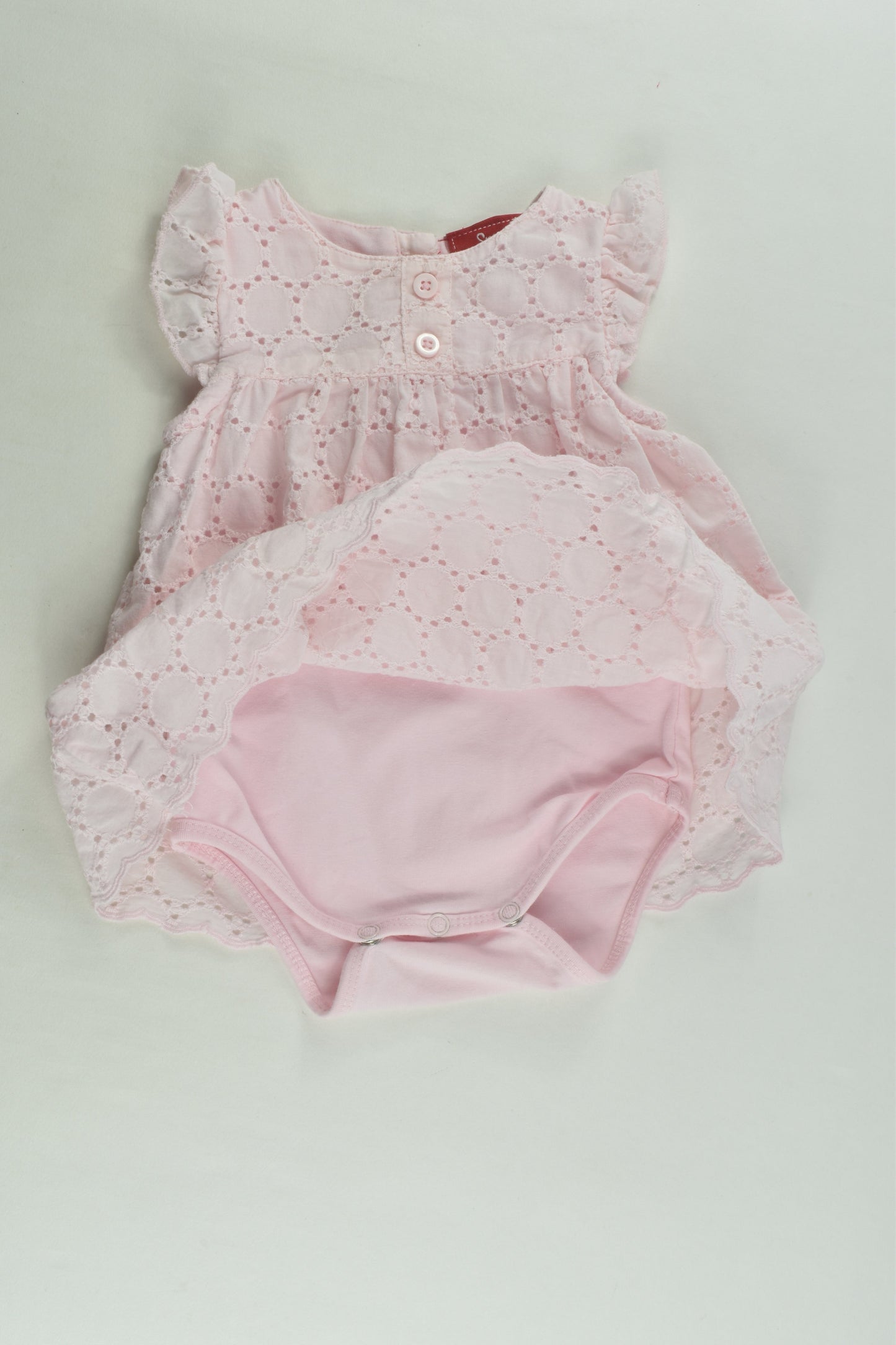 Sprout Size 000 Lace Dress with Bodysuit Underneath