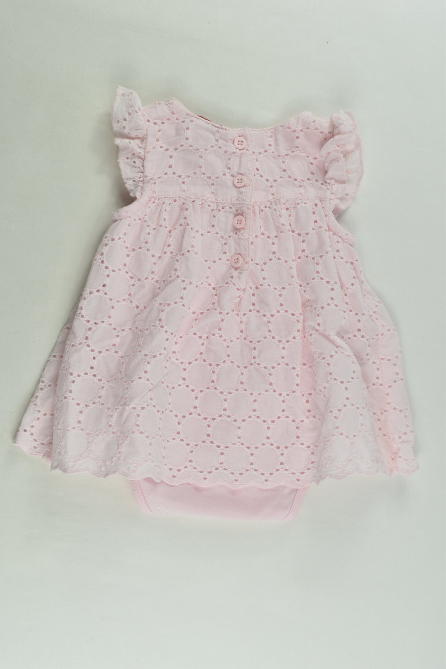 Sprout Size 000 Lace Dress with Bodysuit Underneath