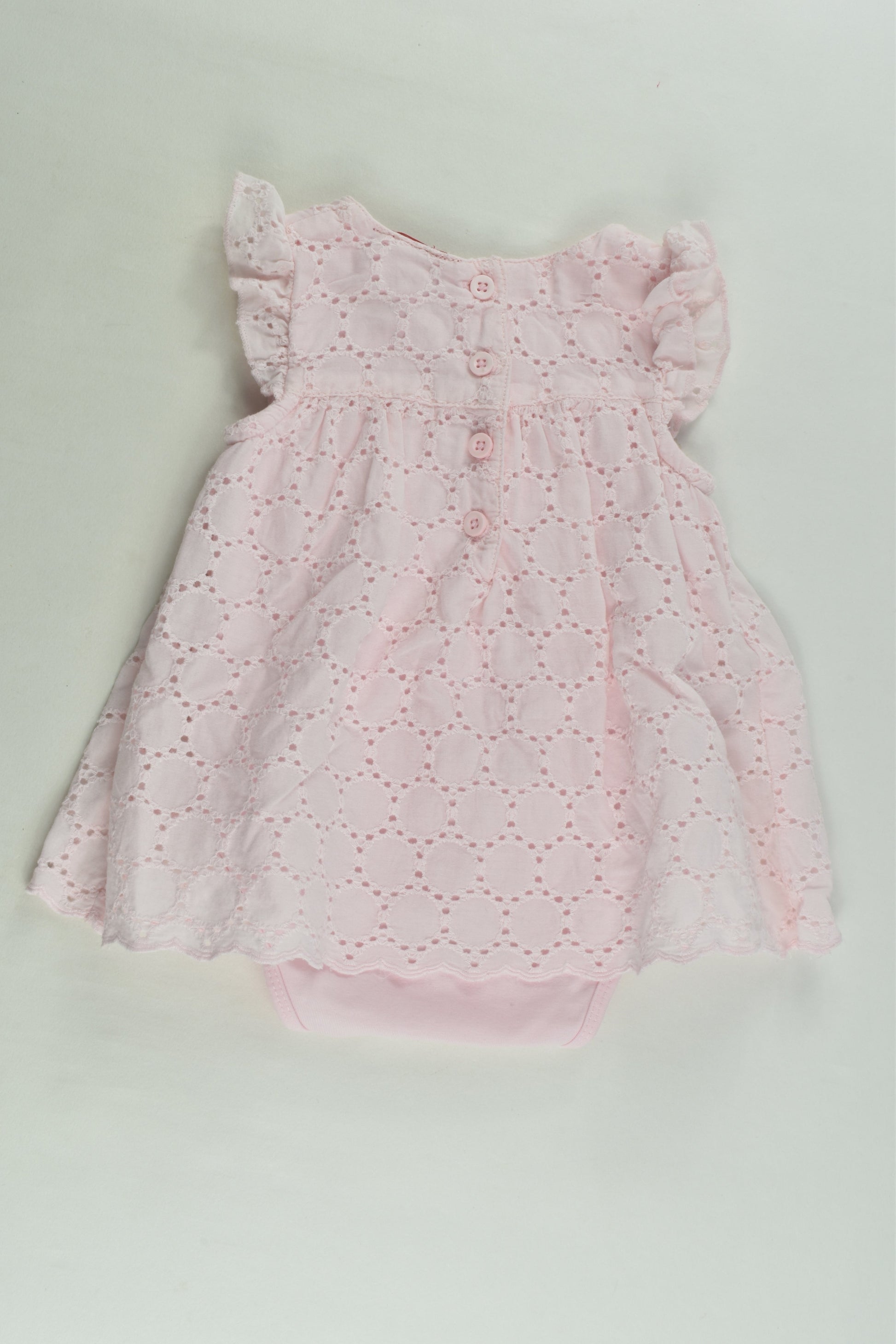 Sprout Size 000 Lace Dress with Bodysuit Underneath