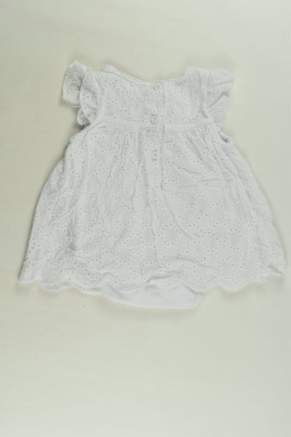 Sprout Size 000 Lace Dress with Bodysuit Underneath