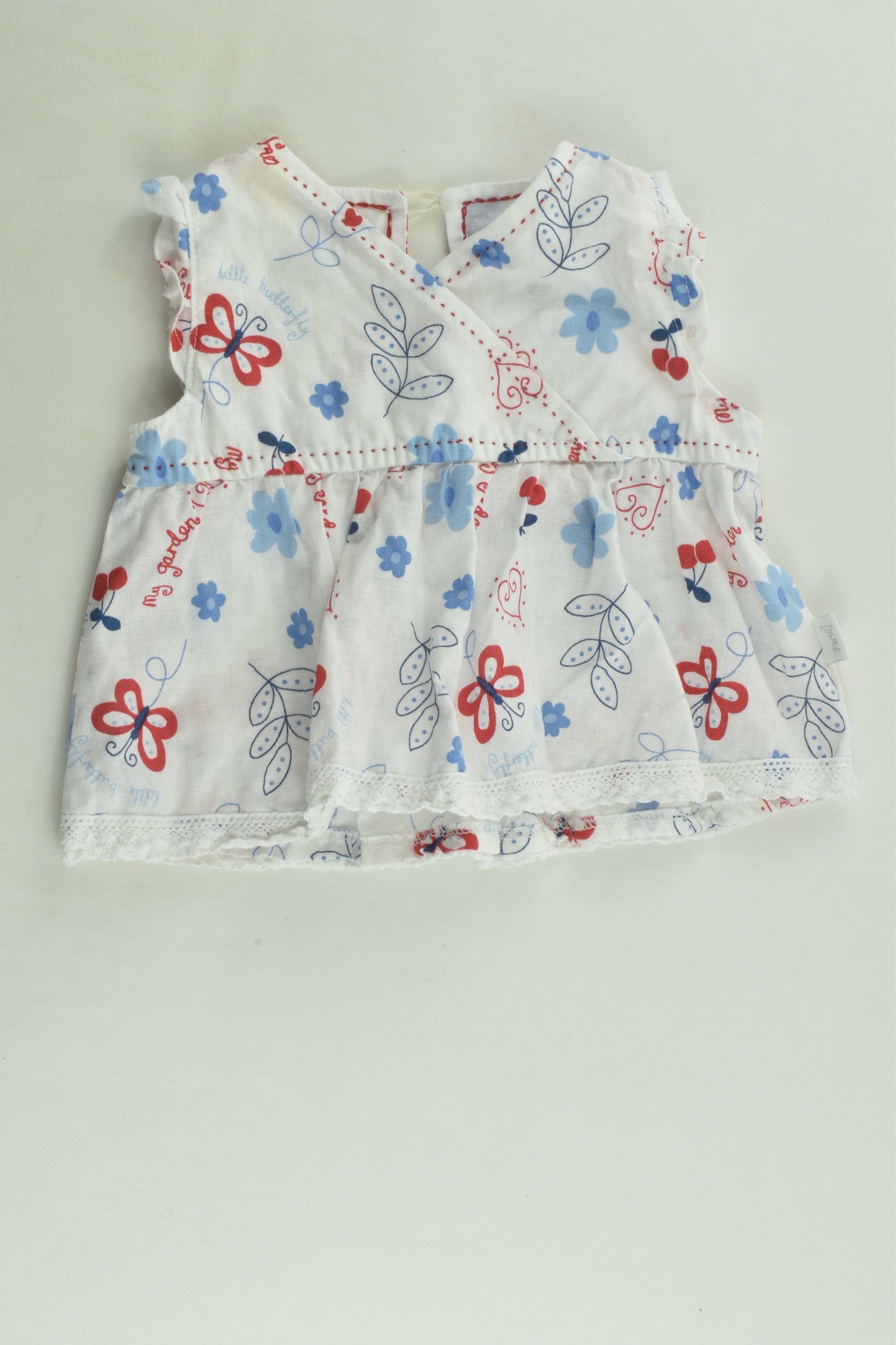 Sprout Size 000 Linen Blend Blouse