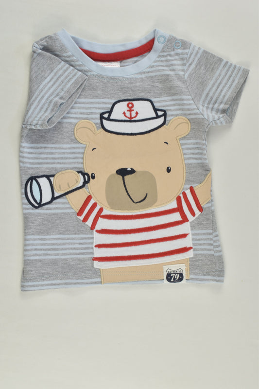 Sprout Size 000 Sailor Teddy T-shirt