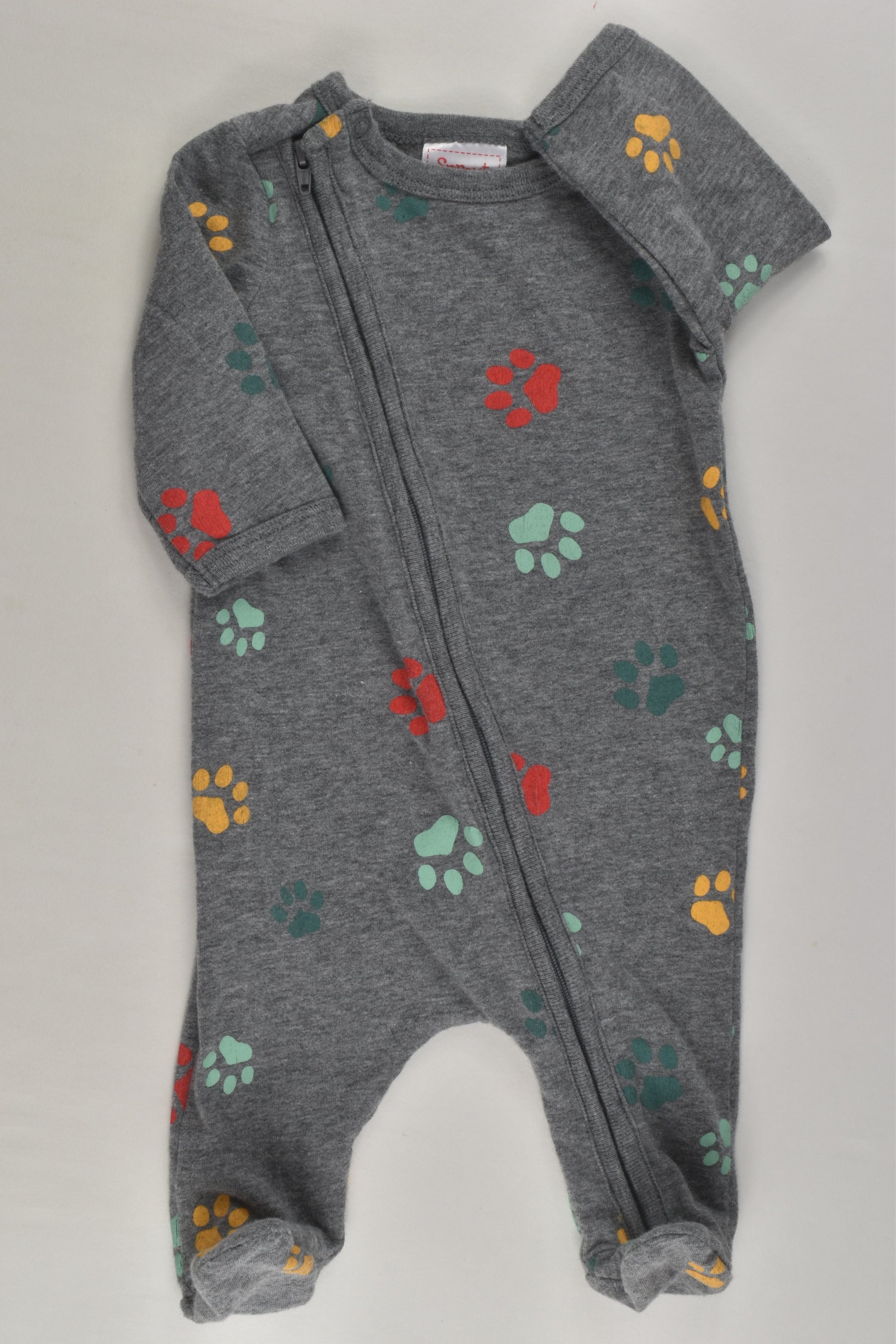 Sprout Size 0000 Footprints Footed Romper