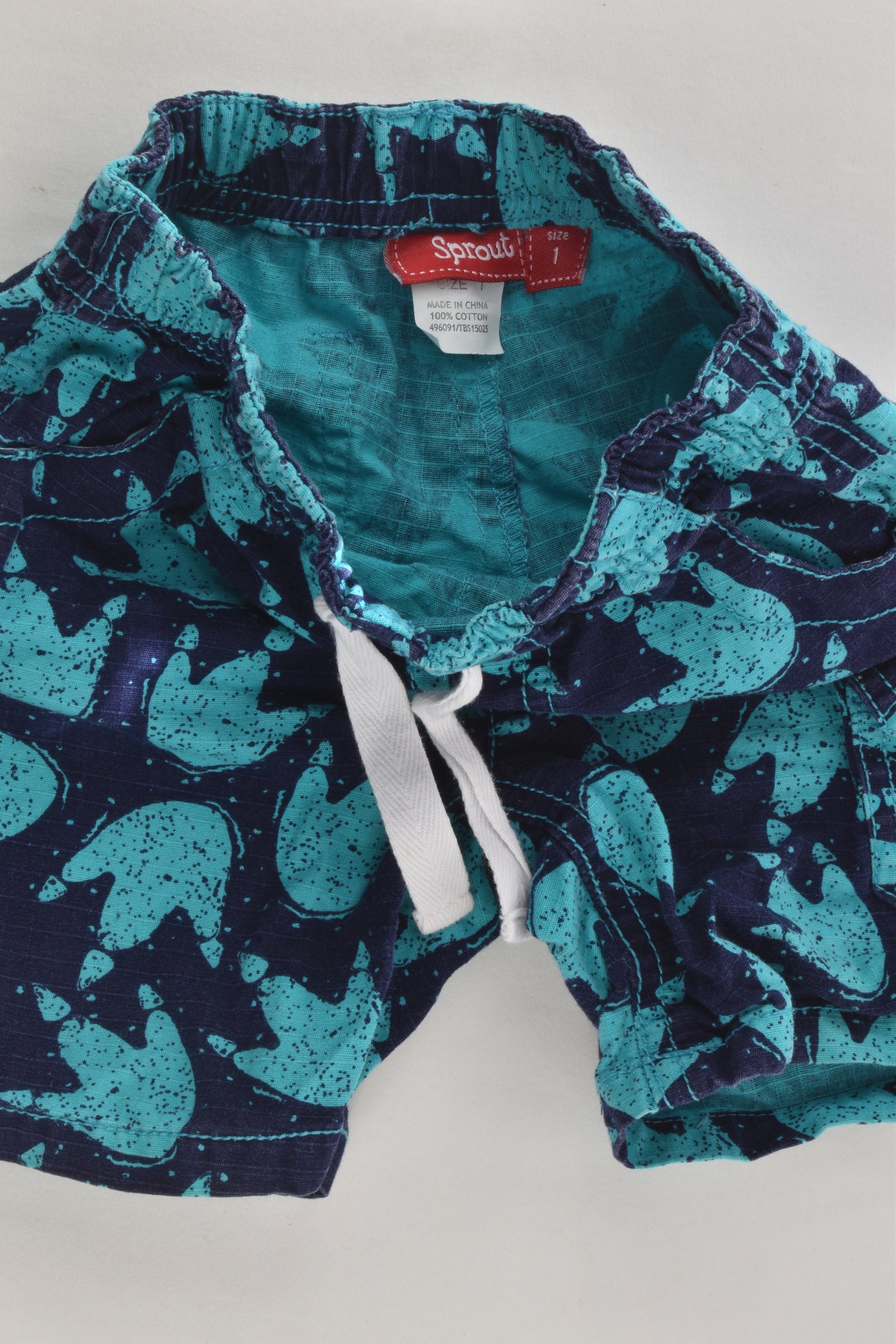 Sprout Size 1 Footprint Shorts