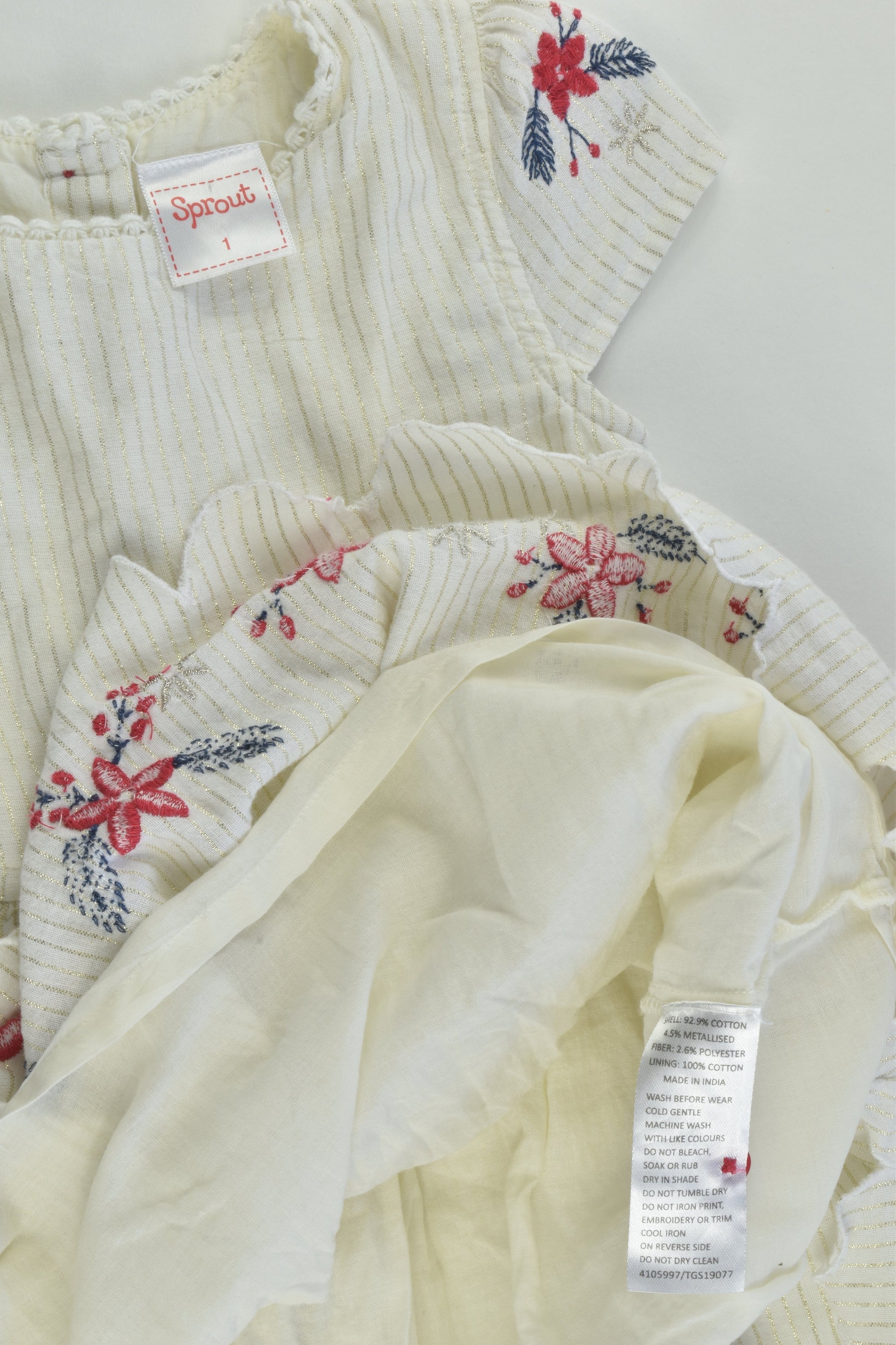 Sprout Size 1 Lined Dress