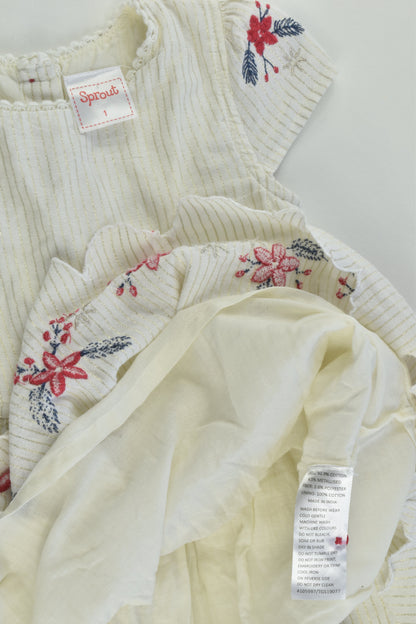 Sprout Size 1 Lined Dress