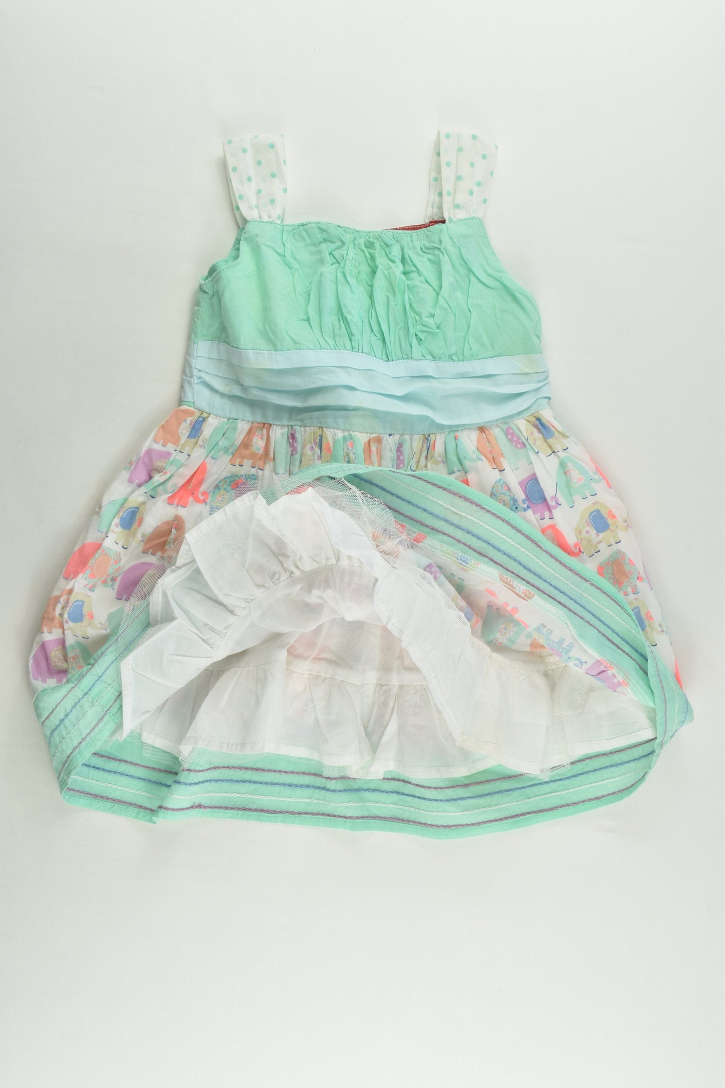 Sprout Size 1 Lined Elephant Dress