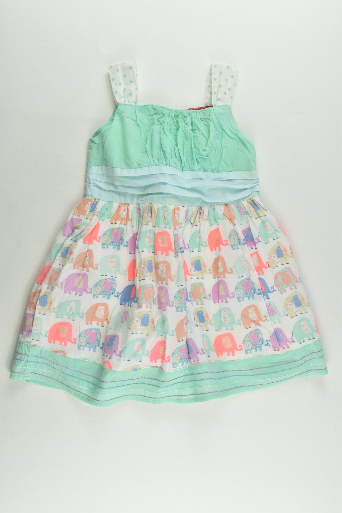 Sprout Size 1 Lined Elephant Dress